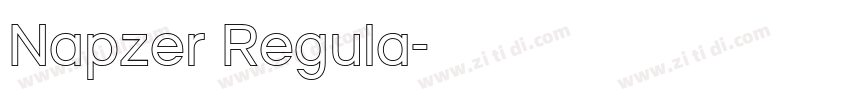 Napzer Regula字体转换
